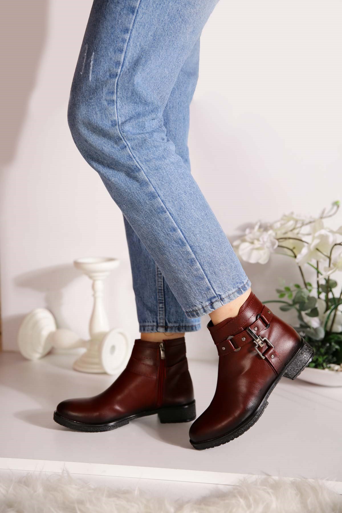 Bayan Bot - 2281 BORDO CİLT