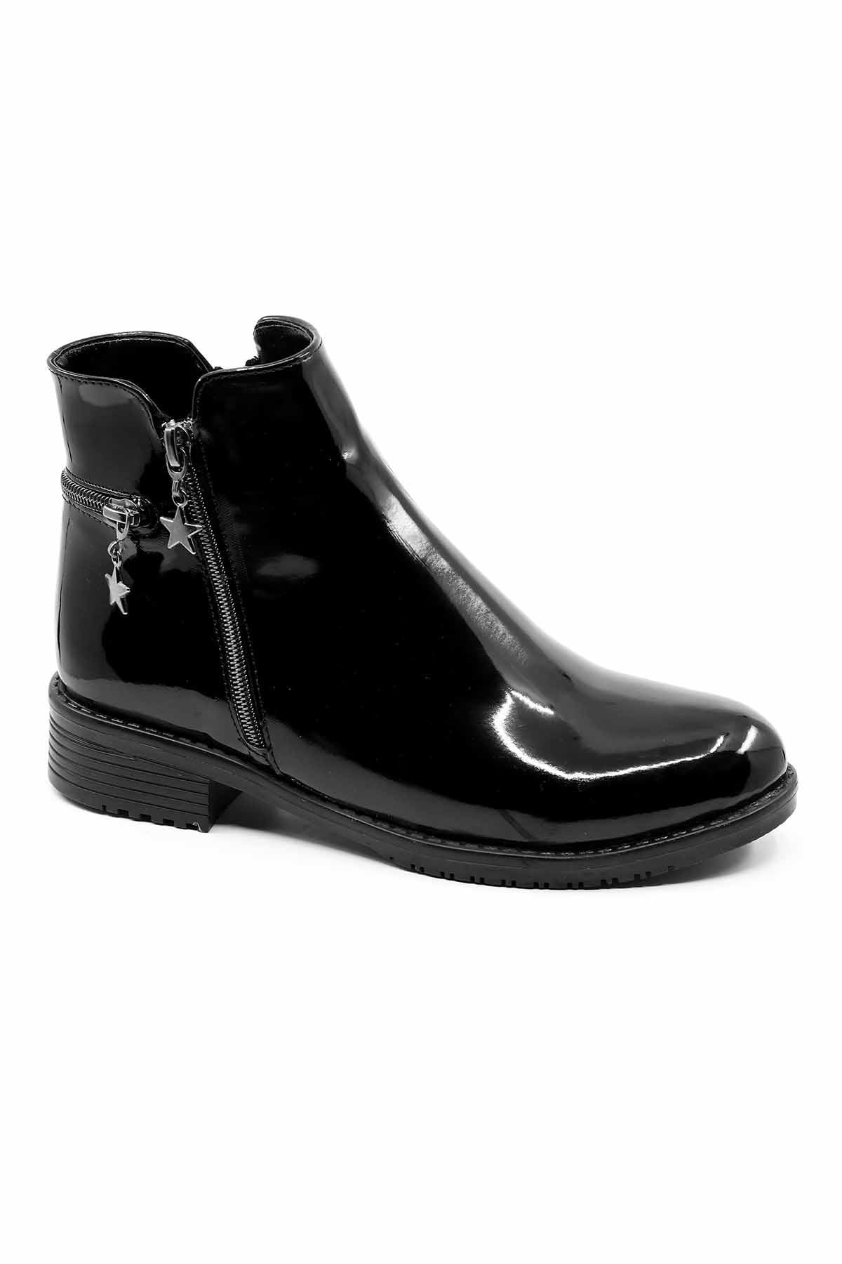 Bayan Bot - 2297 SİYAH RUGAN