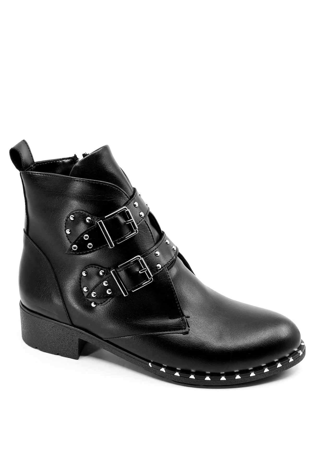 Bayan Bot - 4539 SİYAH CİLT