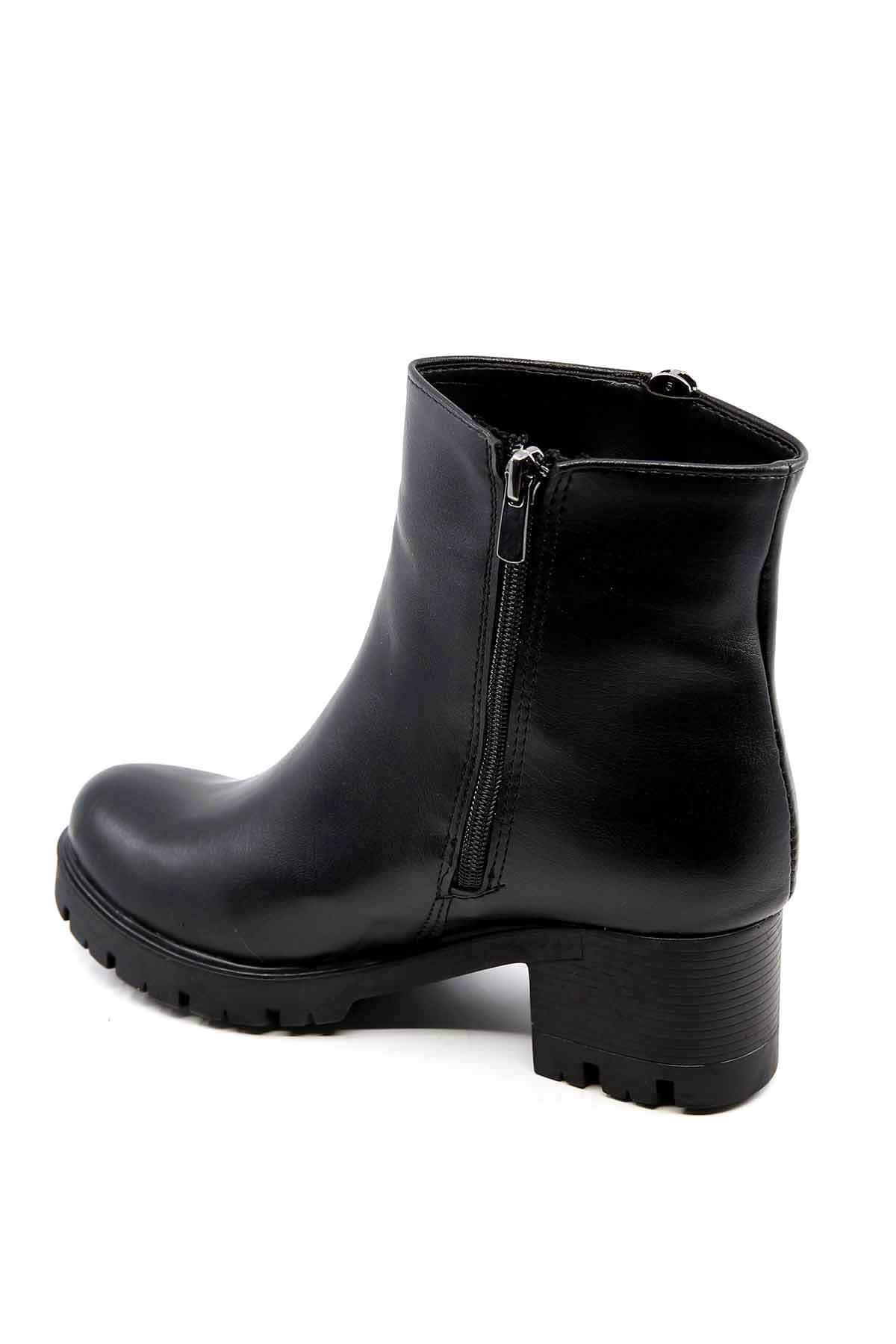Bayan Bot - 4551 SİYAH CİLT