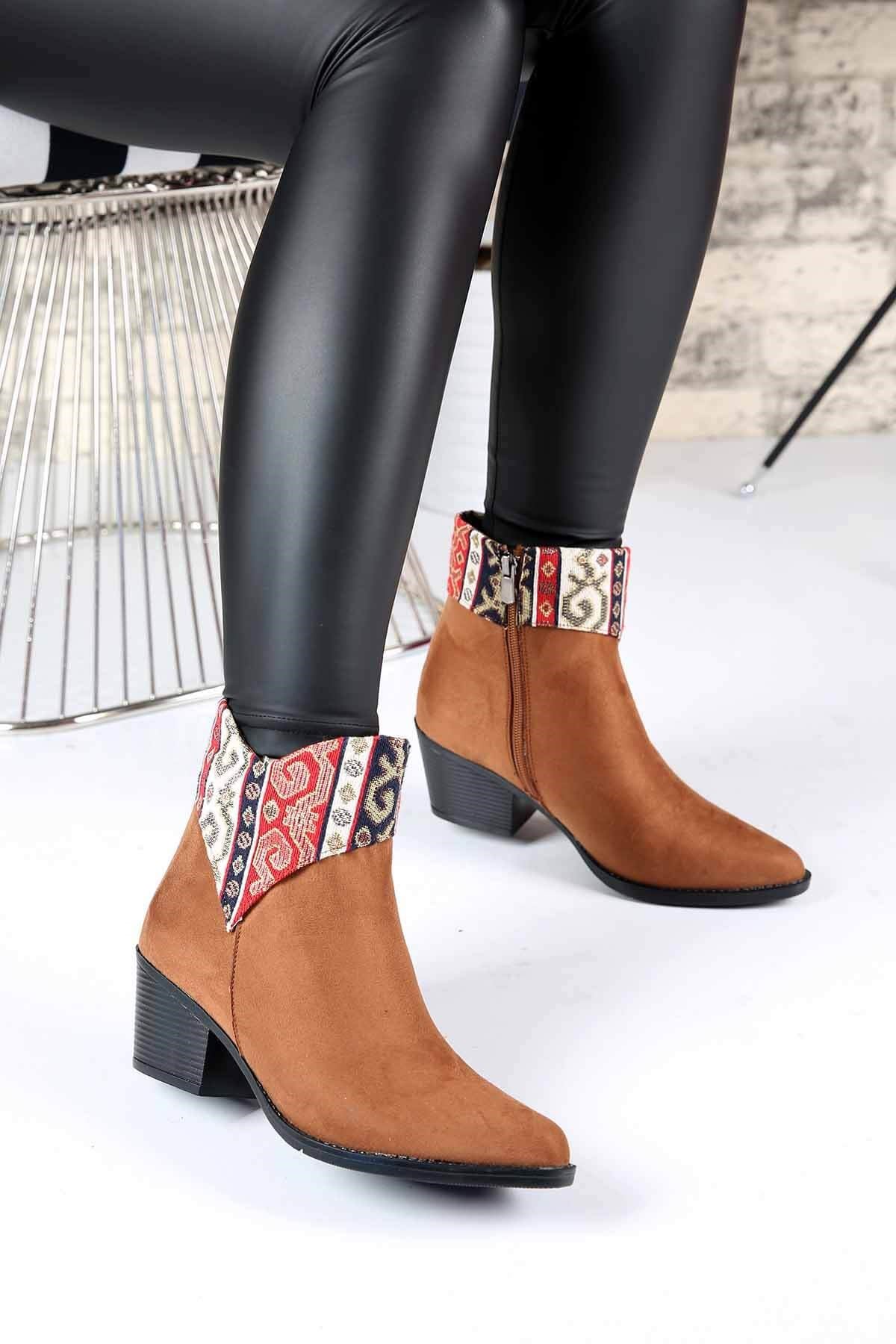 Bayan Bot - A420 TABA SÜET