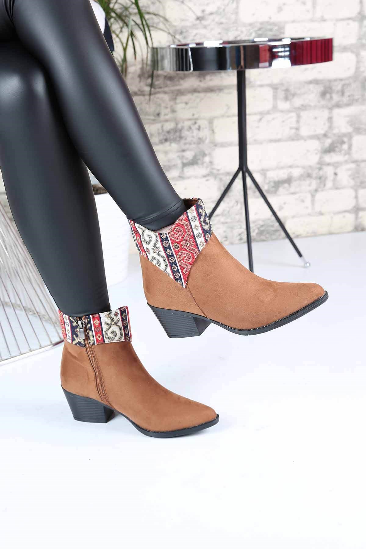 Bayan Bot - A420 TABA SÜET