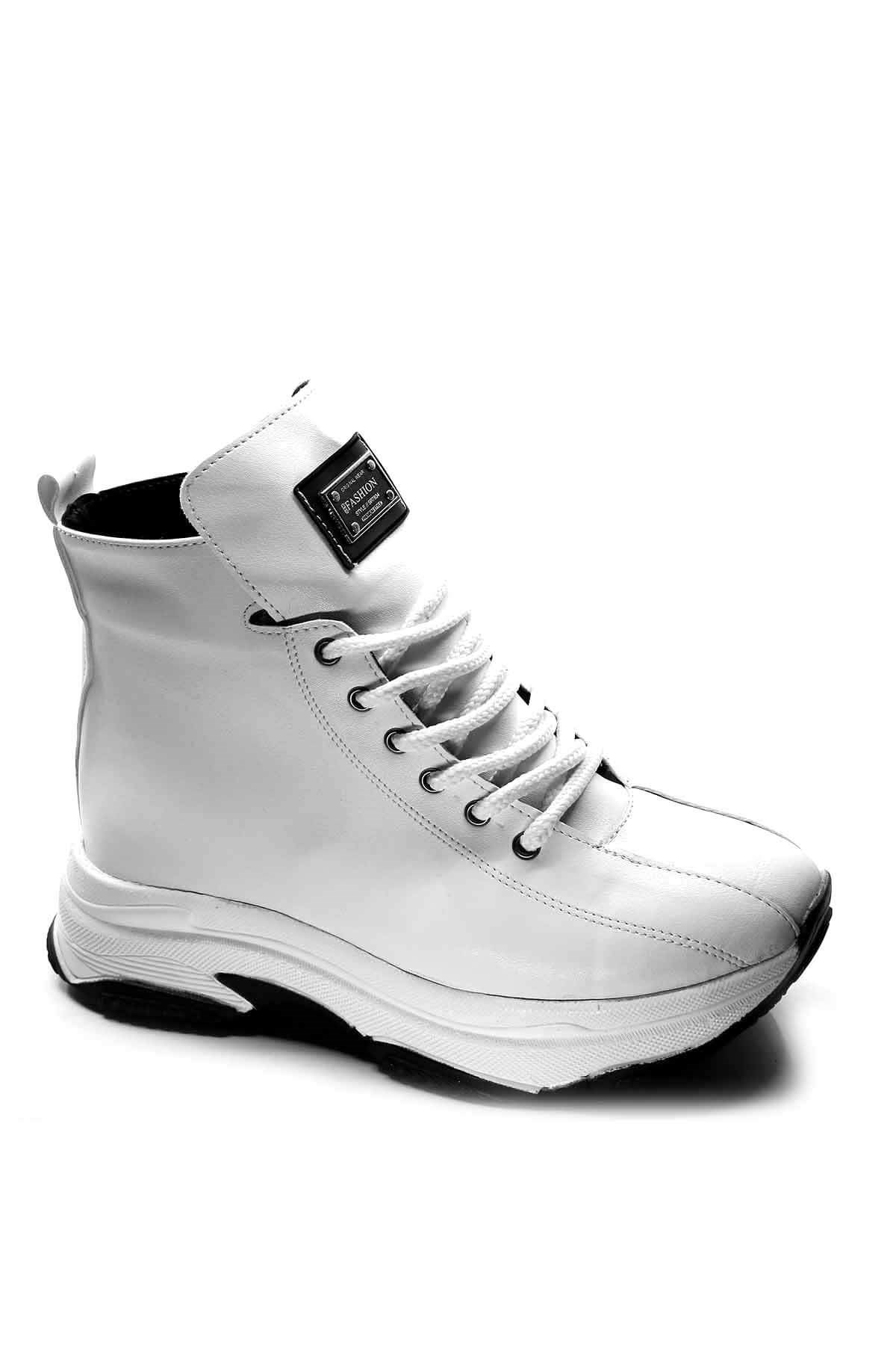 Bayan Bot - F956 BEYAZ CİLT