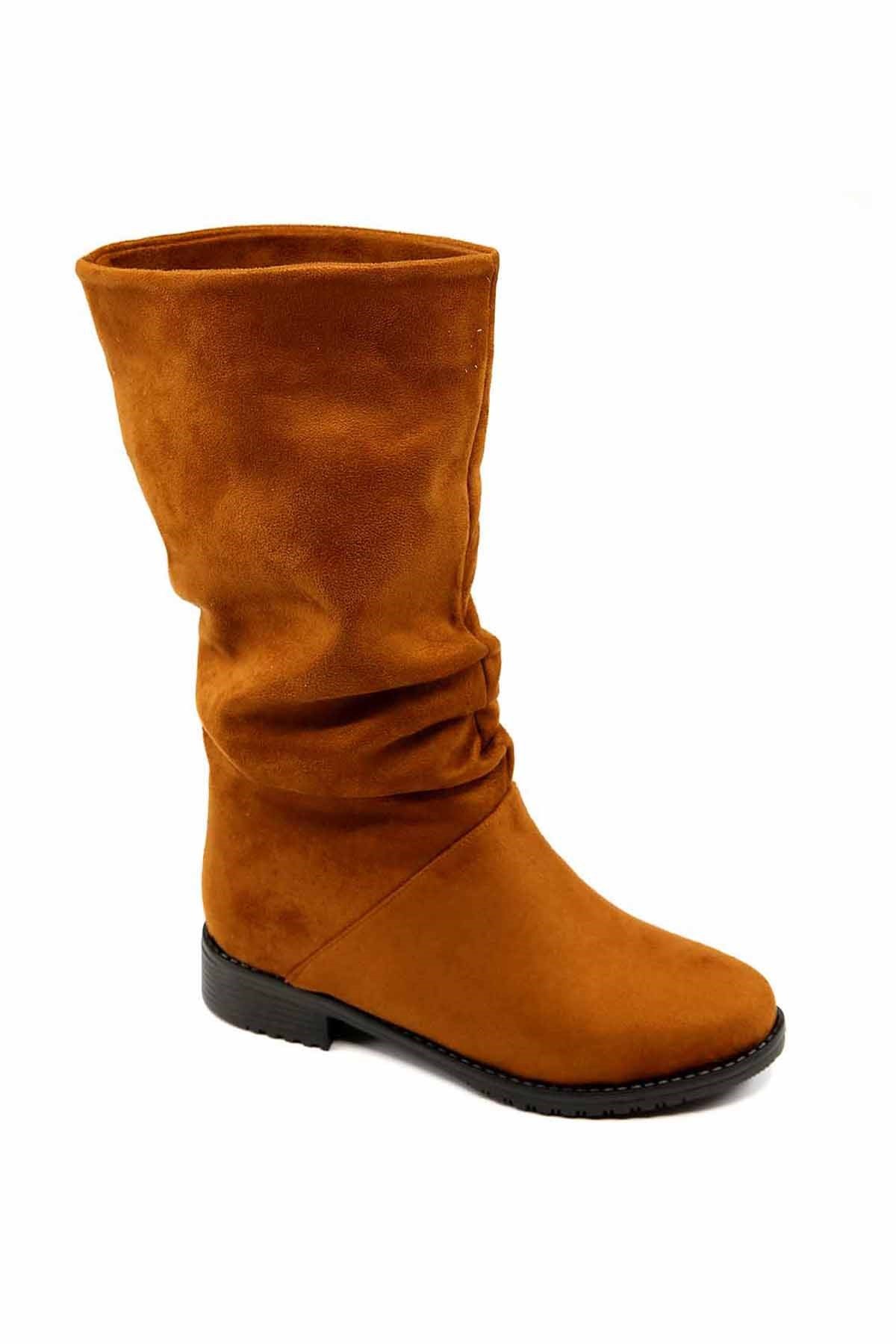 Bayan Çizme - D3010 TABA SÜET