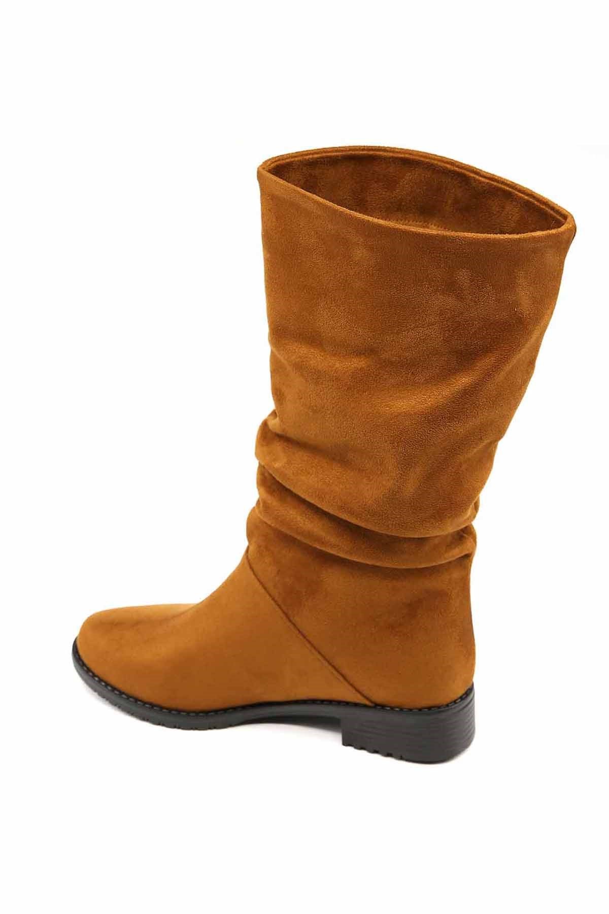 Bayan Çizme - D3010 TABA SÜET