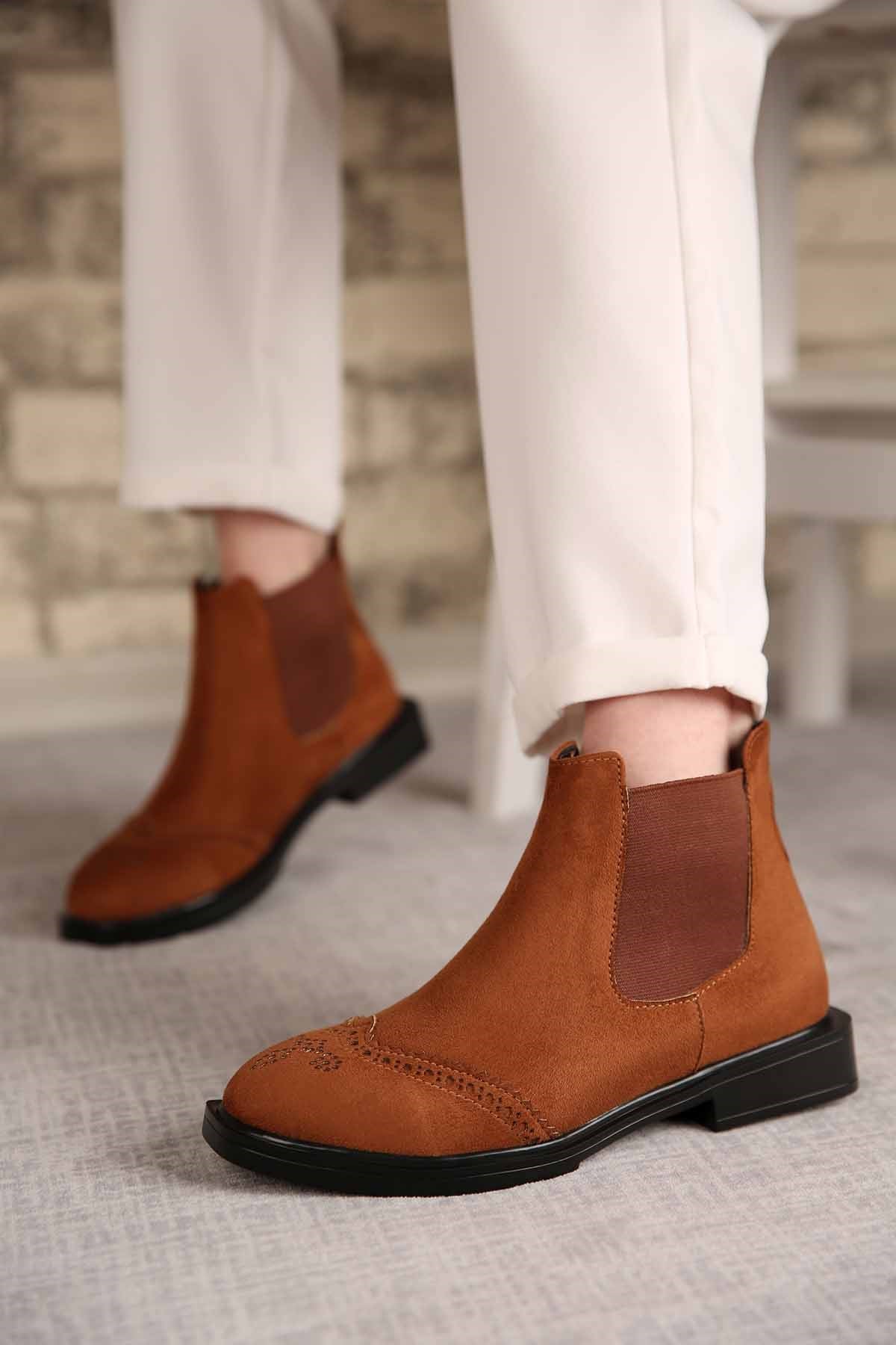 Bayan Lastikli Bot TABA SÜET