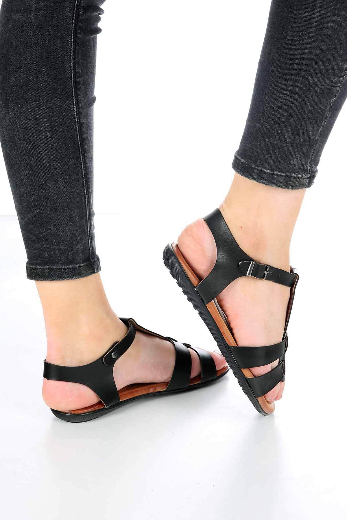 Bayan Sandalet - 226341 SİYAH