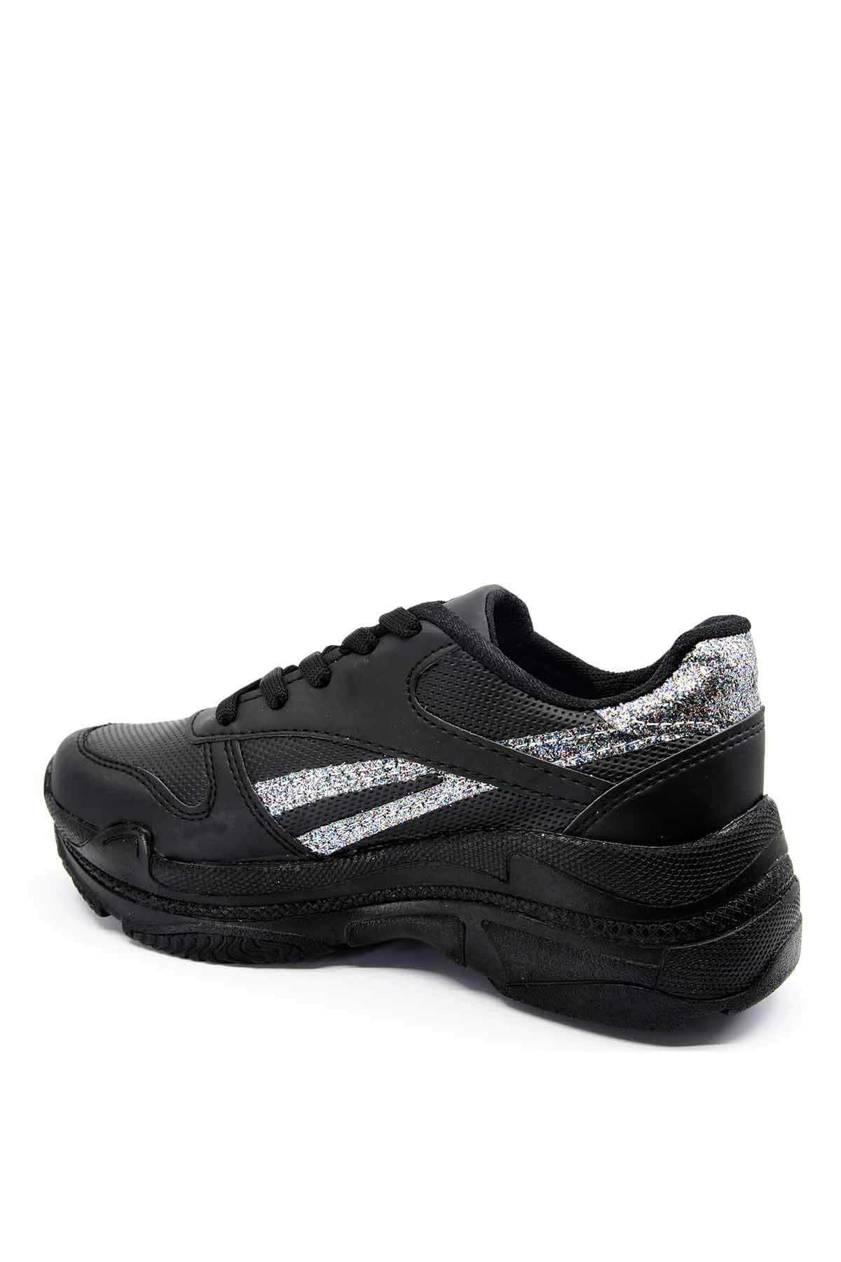 Bayan Spor - Z010 SİYAH MAT ZÜMRÜT