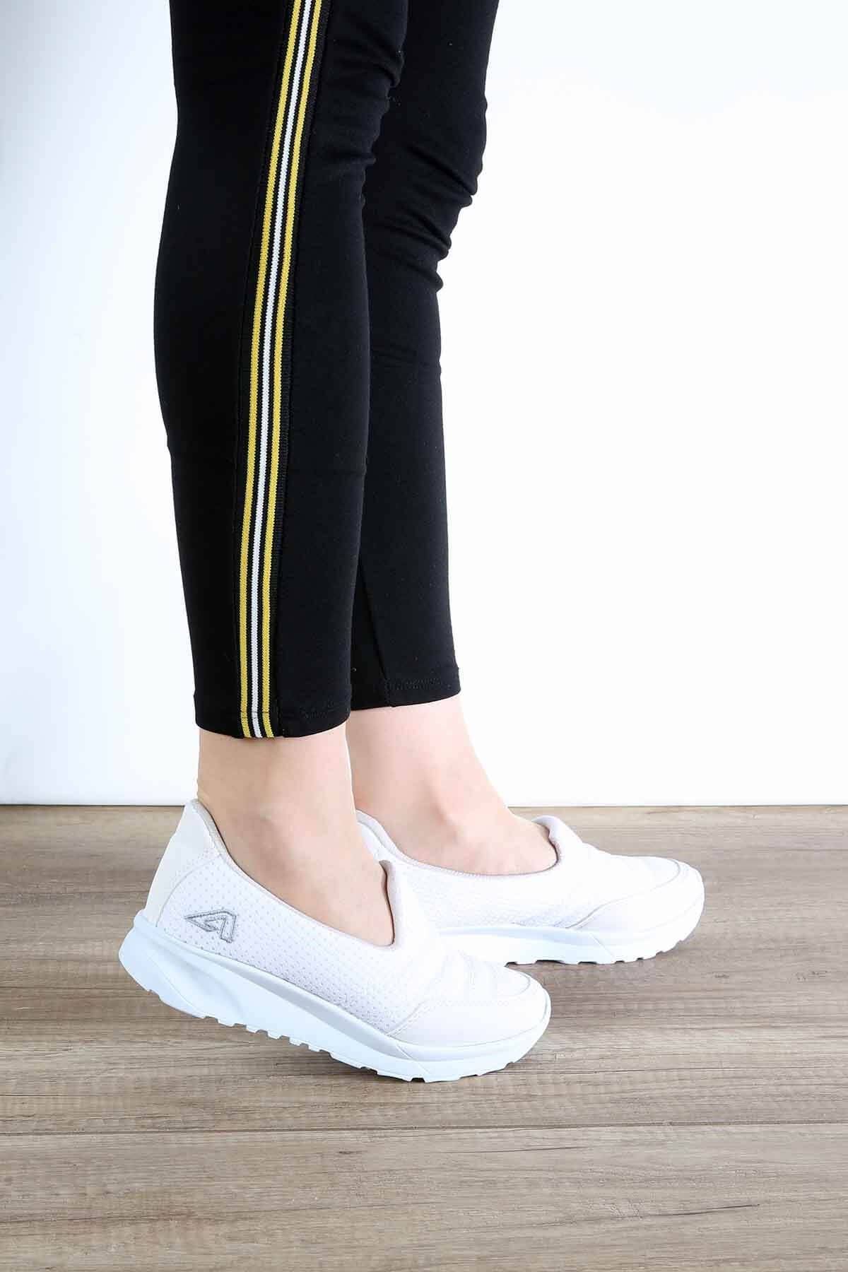 Bayan Spor Babet - N113 BEYAZ GÜMÜŞ