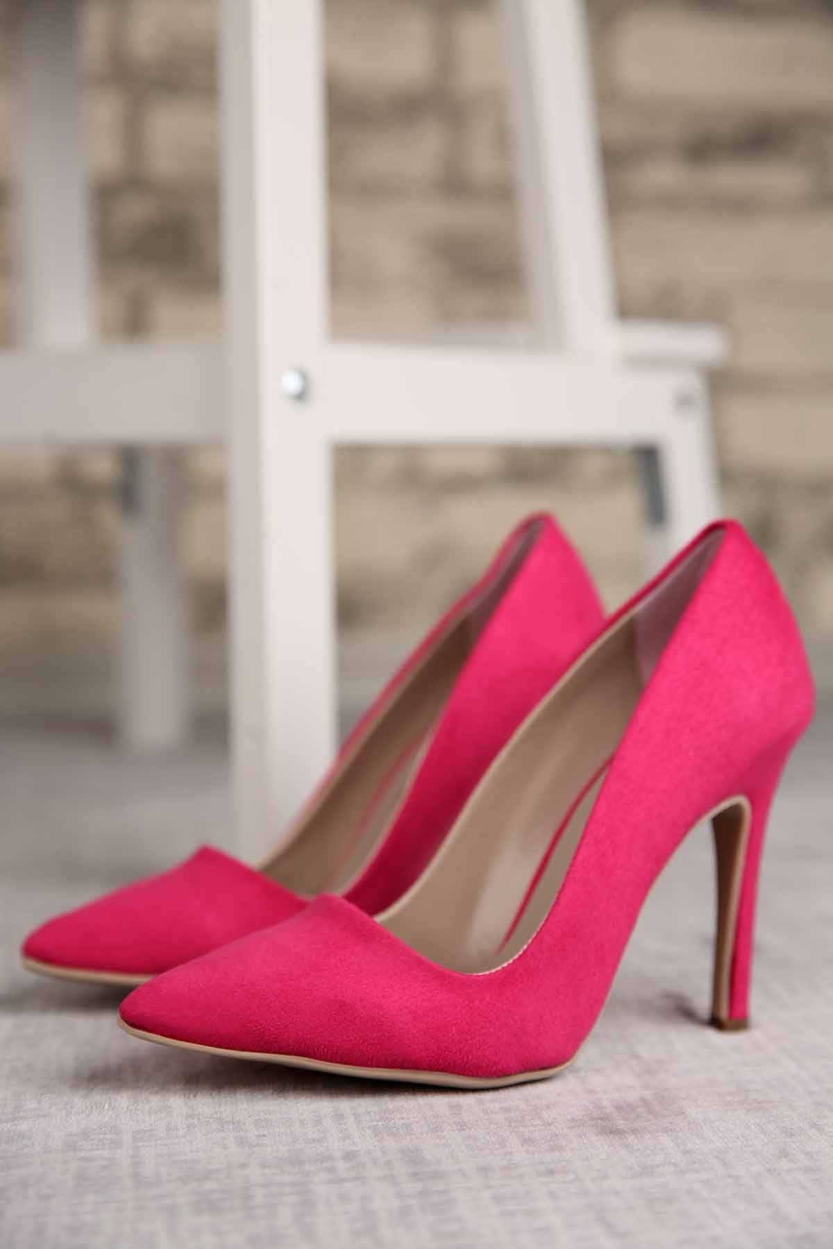Bayan Stiletto  Ayakkabı FUJE SÜET