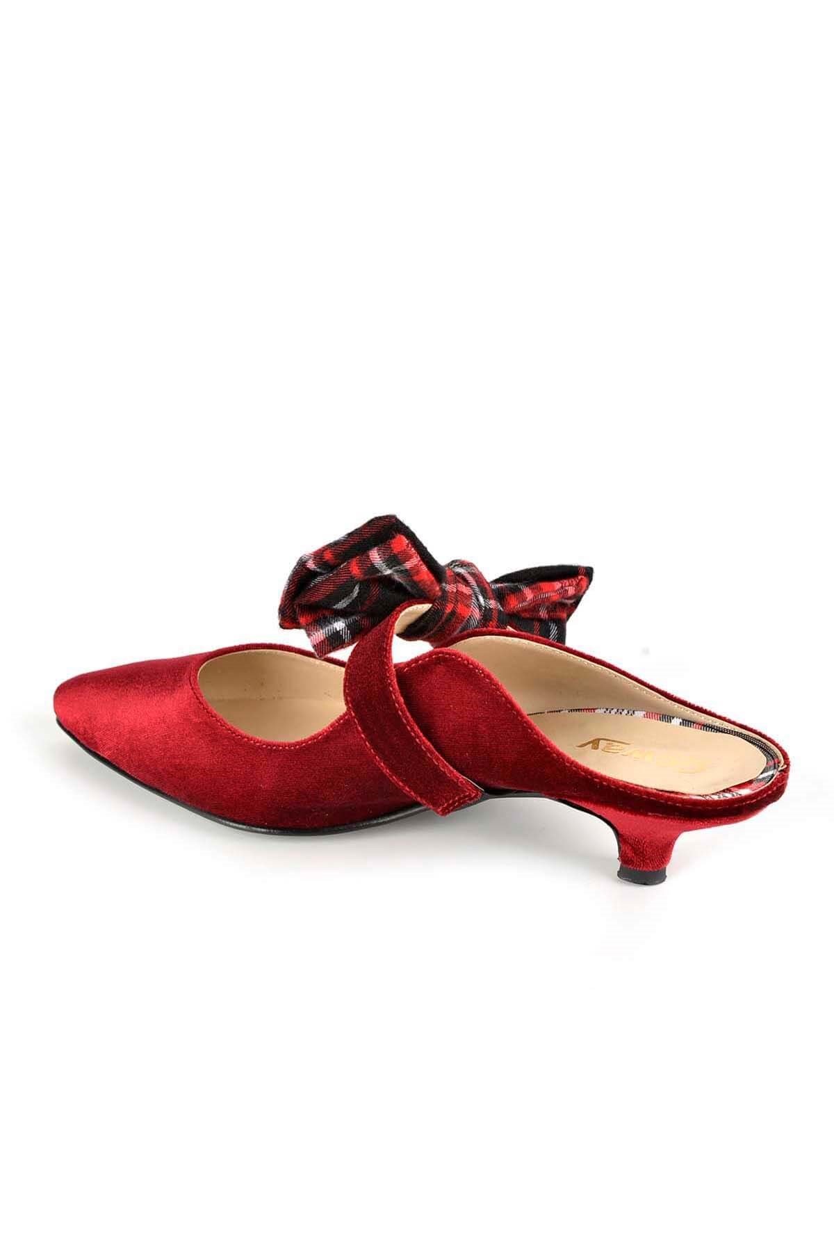 Bayan Terlik - 3233 BORDO KADİFE