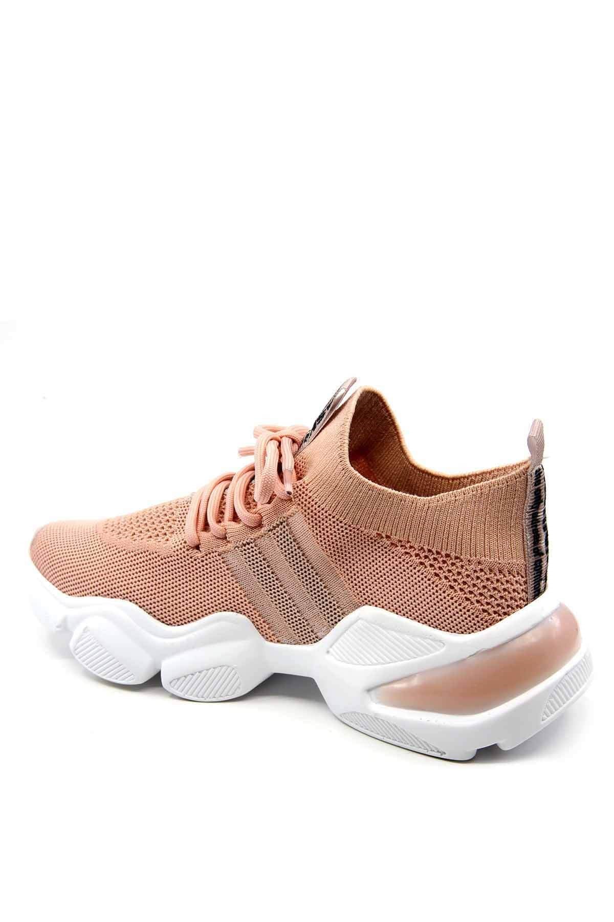Bayan Triko Spor Ayakkabı - 6911 PEMBE