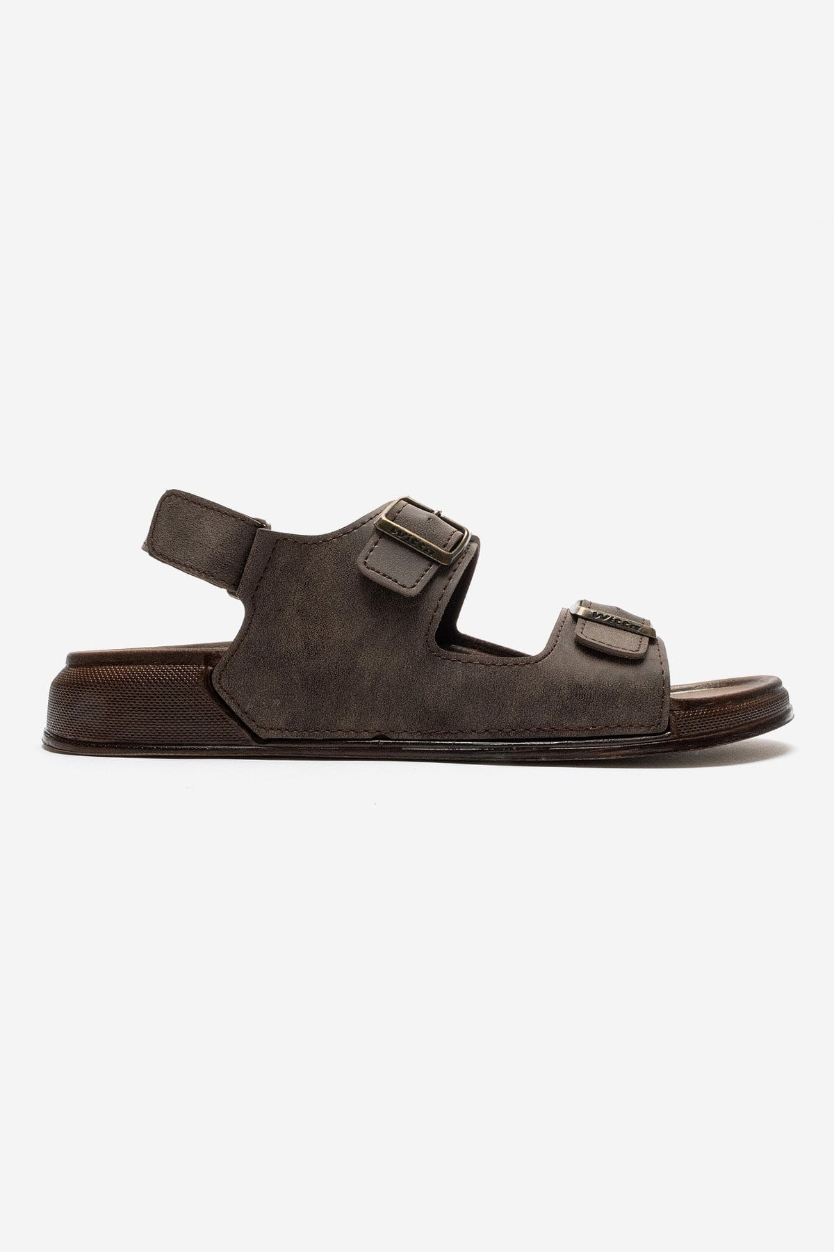 Erkek 2 Tokalı Sandalet KAHVE