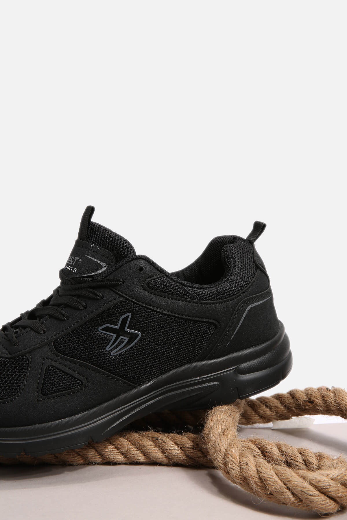 Erkek Anorak Spor Ayakkabı 45-47 SİYAH SİYAH