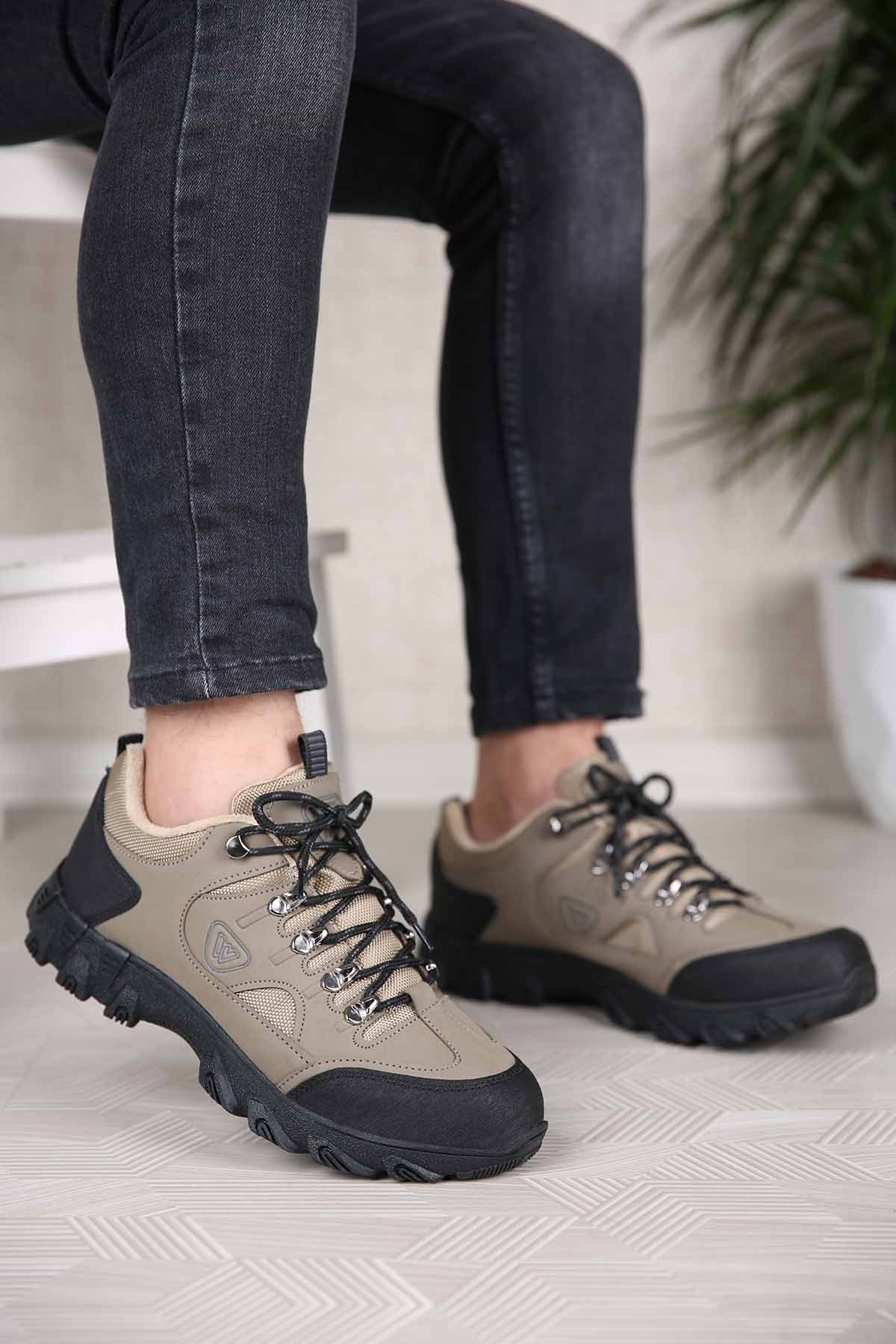 Erkek Trekking Spor Ayakkabı VİZON FÜME