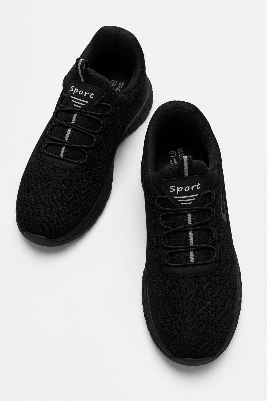 Fileli Anorak Erkek Spor Ayakkabı SİYAH SİYAH