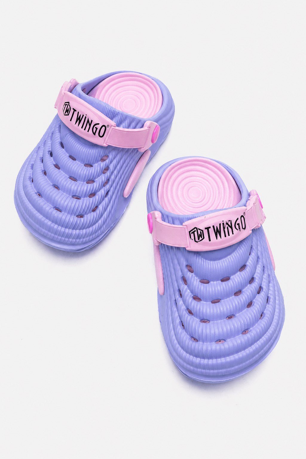 Hasır Desenli Sabo Terlik 26-35 LİLA PEMBE