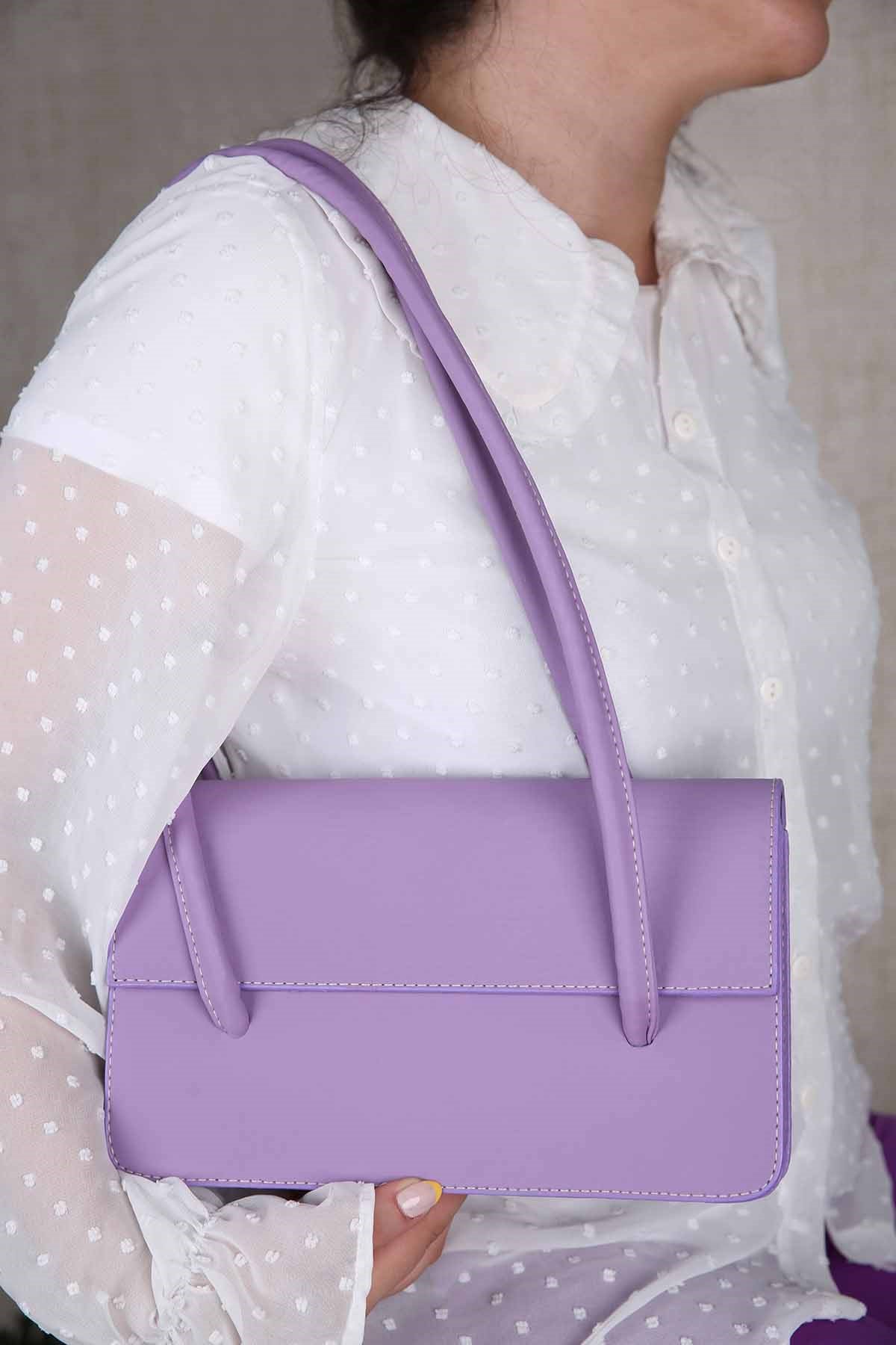 Kadın Askılı Çanta LİLA SATEN