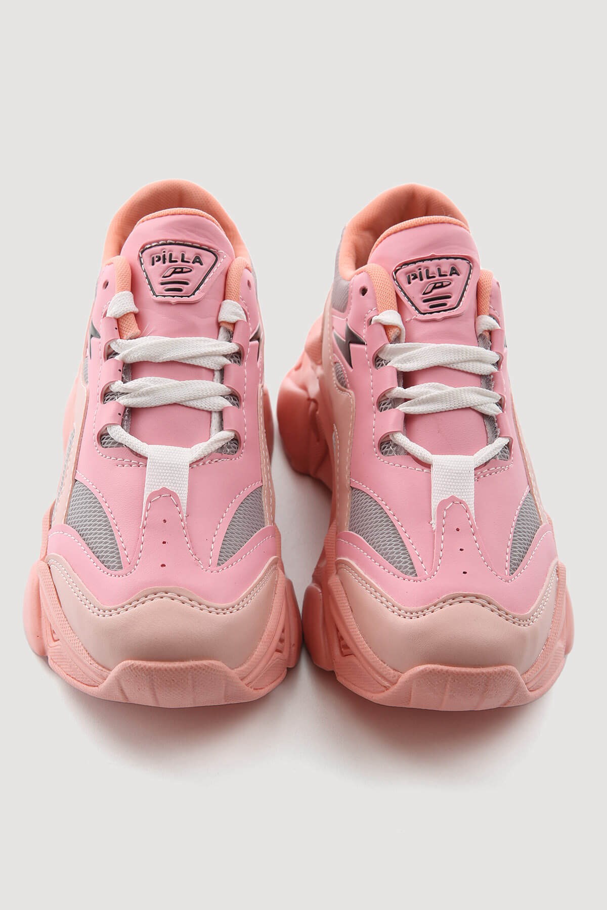 Kadın Bağcılklı Anorak Spor Ayakkabı PUDRA PEMBE