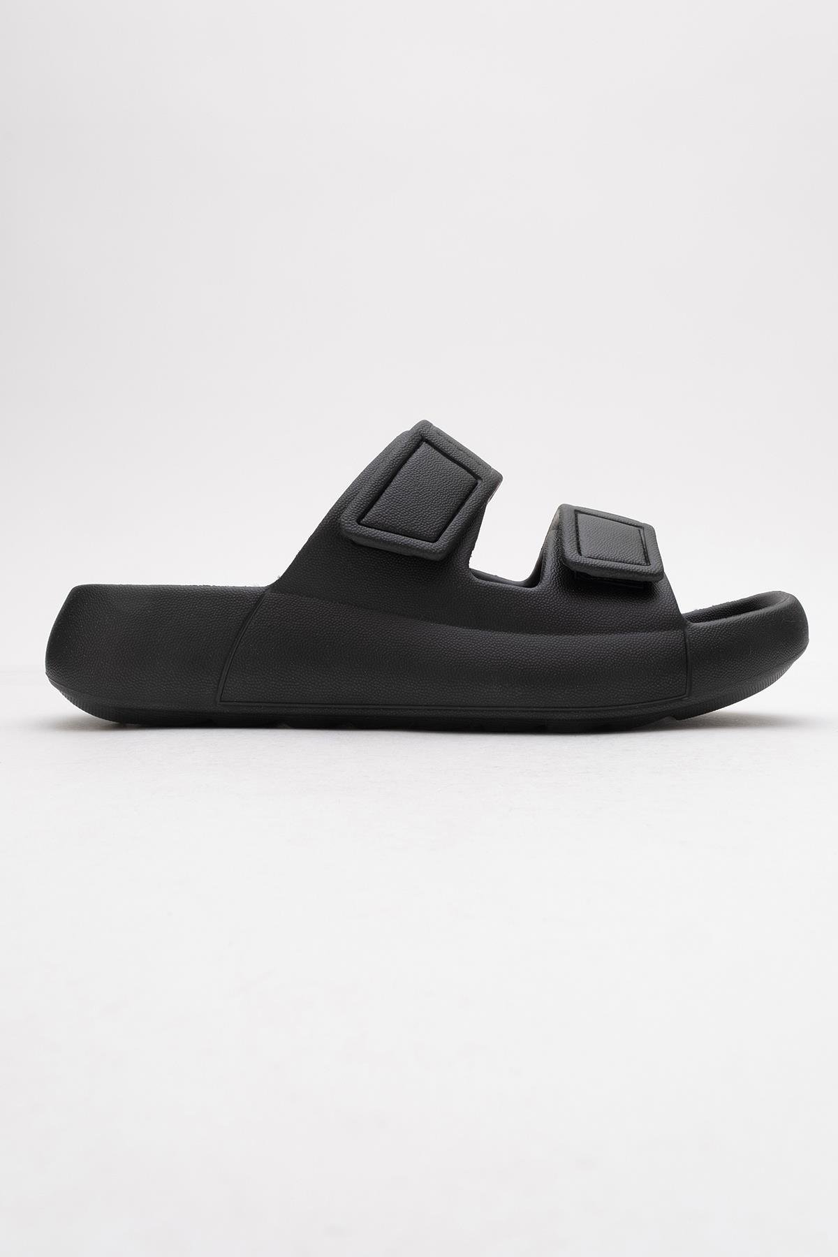 Kadın Cırtlı Sabo Terlik SİYAH