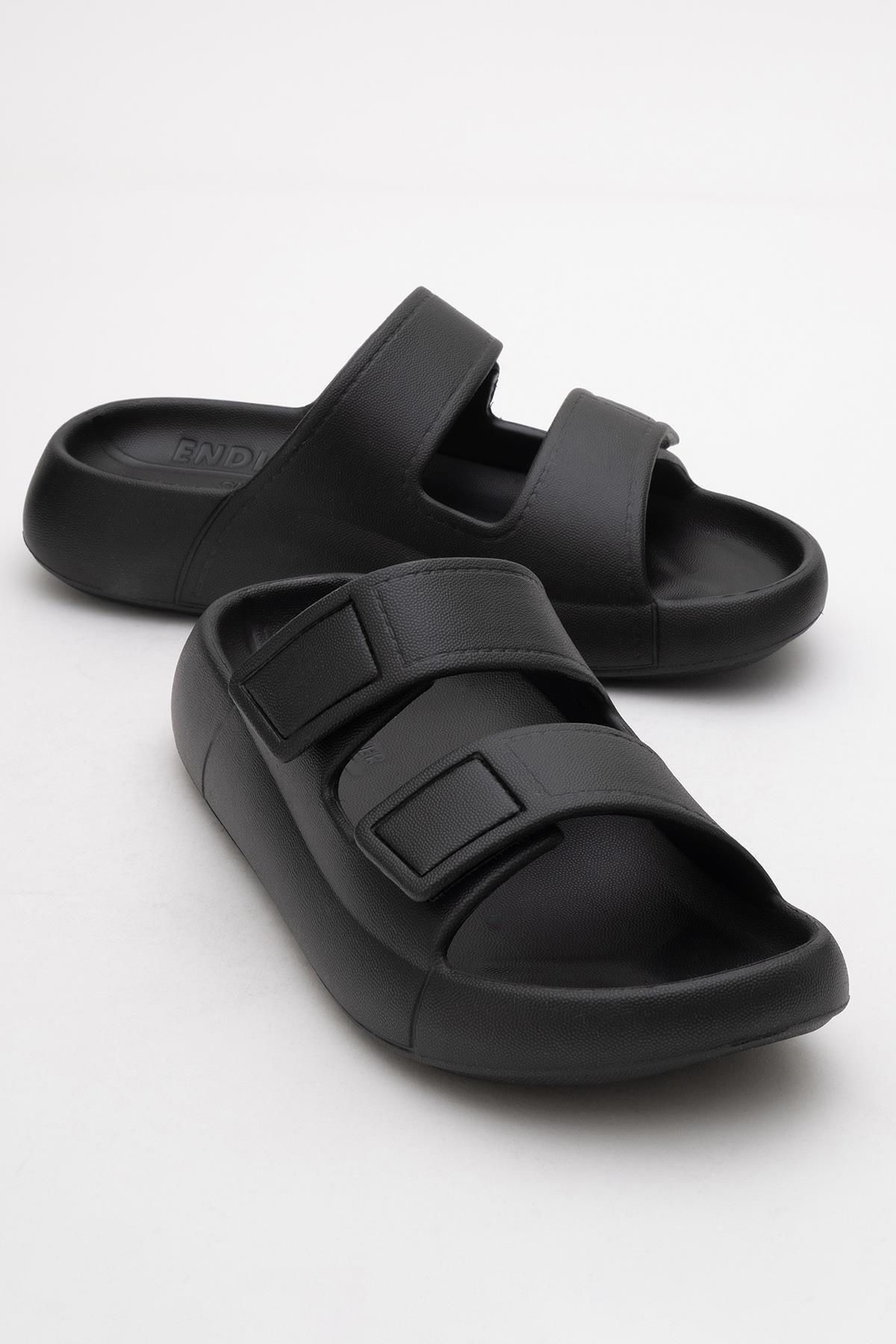 Kadın Cırtlı Sabo Terlik SİYAH