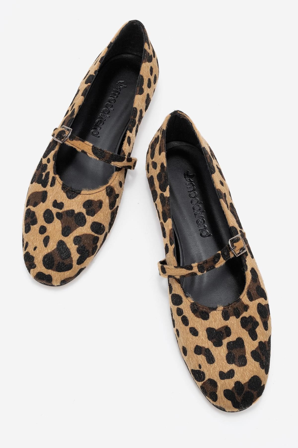 Kadın Kemerli Babet LEOPAR