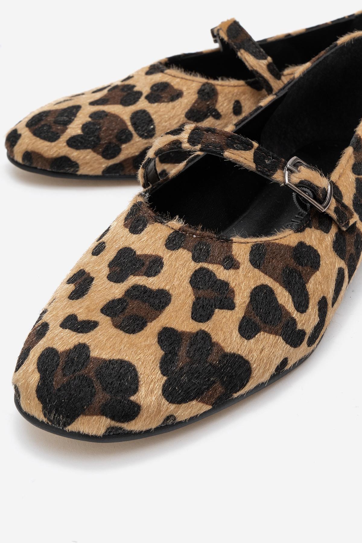 Kadın Kemerli Babet LEOPAR