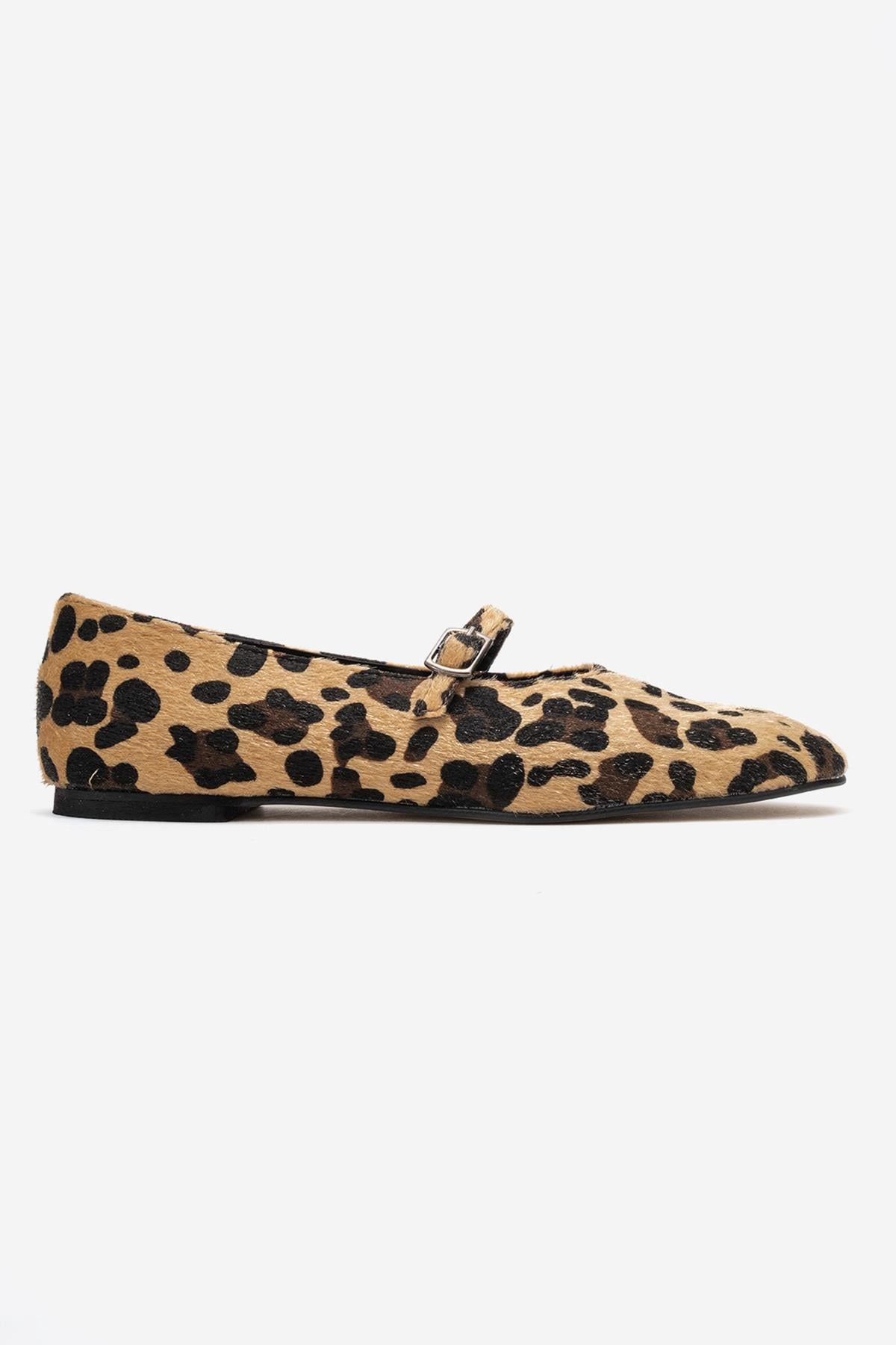 Kadın Kemerli Babet LEOPAR