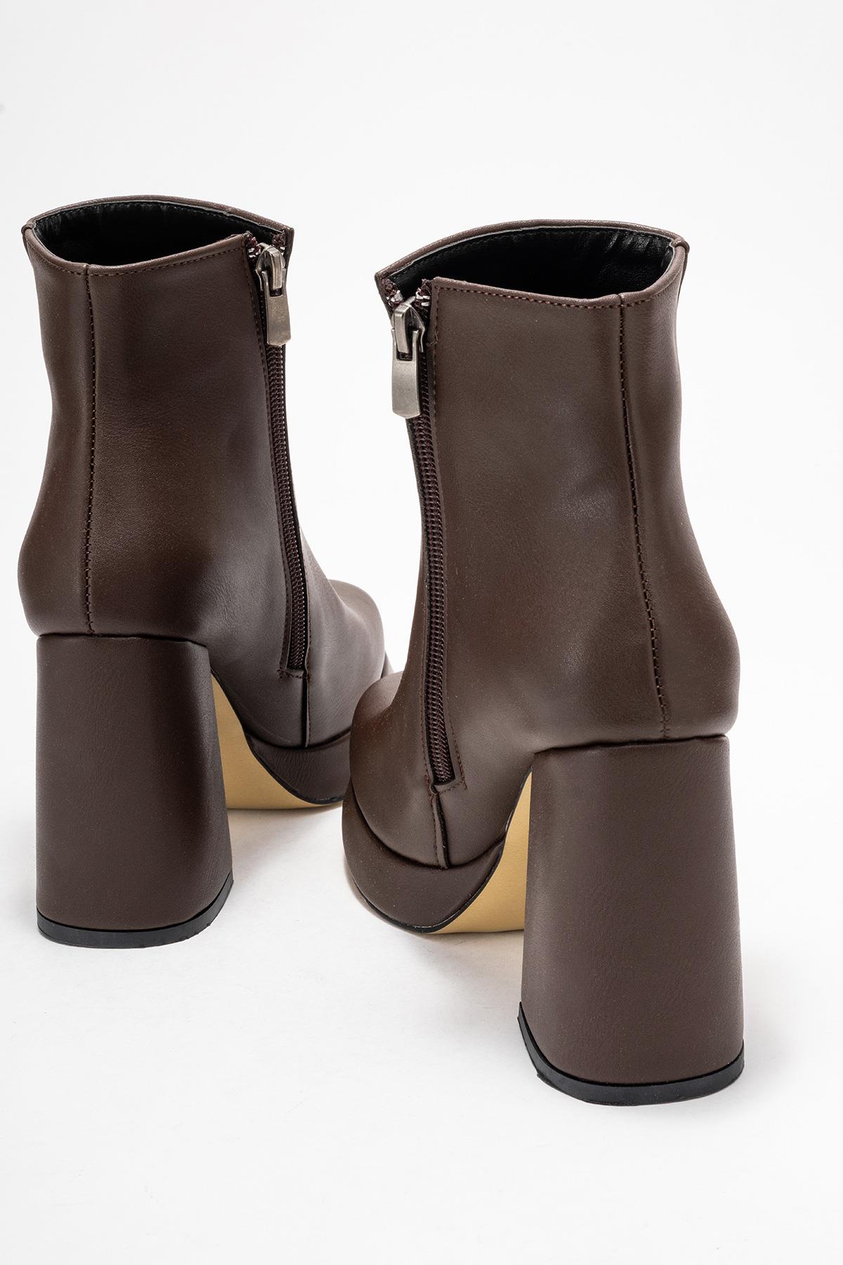 Kadın Platform Taban Bot KAHVE CİLT