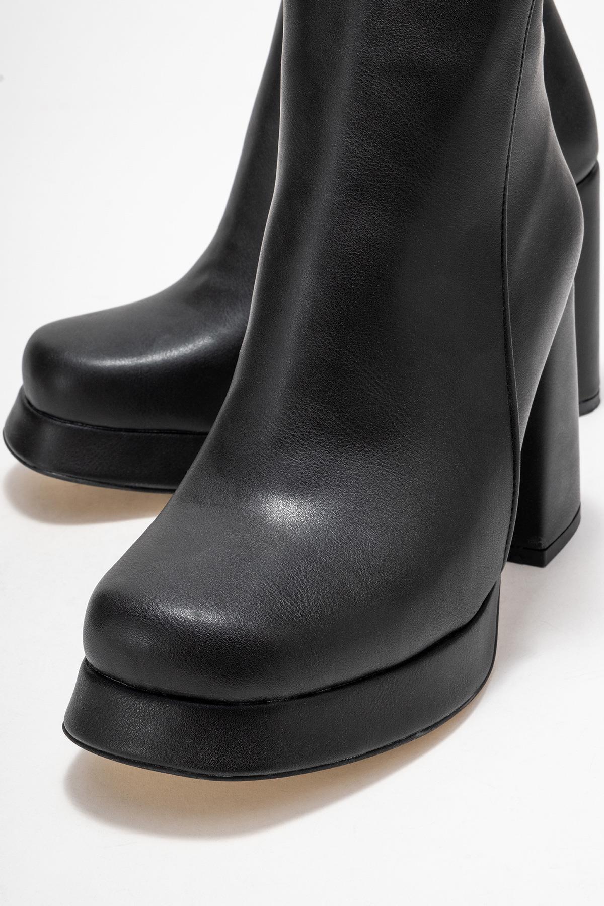 Kadın Platform Taban Bot SİYAH CİLT