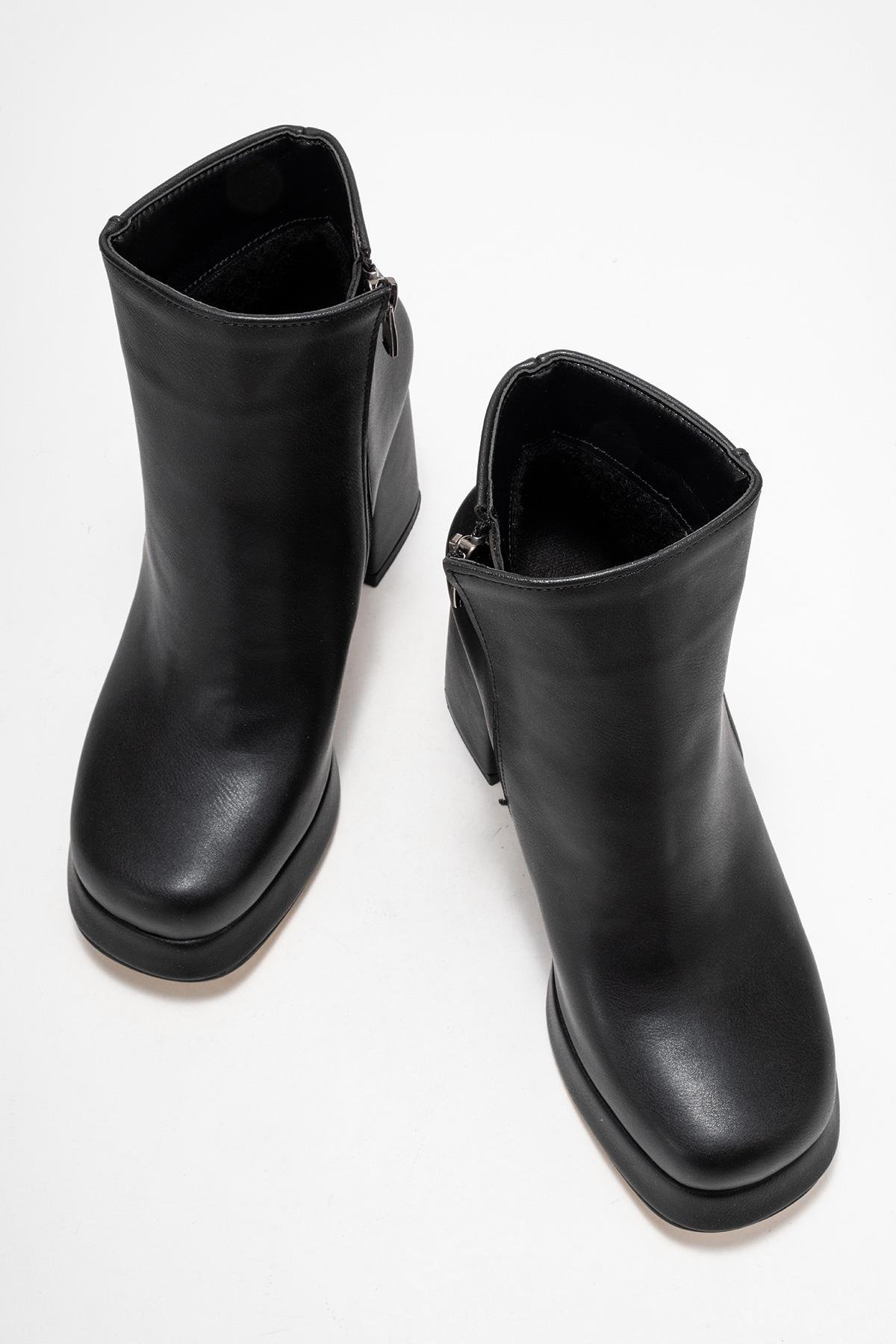 Kadın Platform Taban Bot SİYAH CİLT