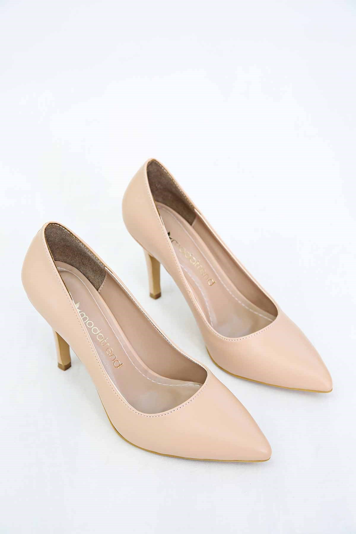 Kadın Sivri Burunlu Stiletto NUDE CİLT