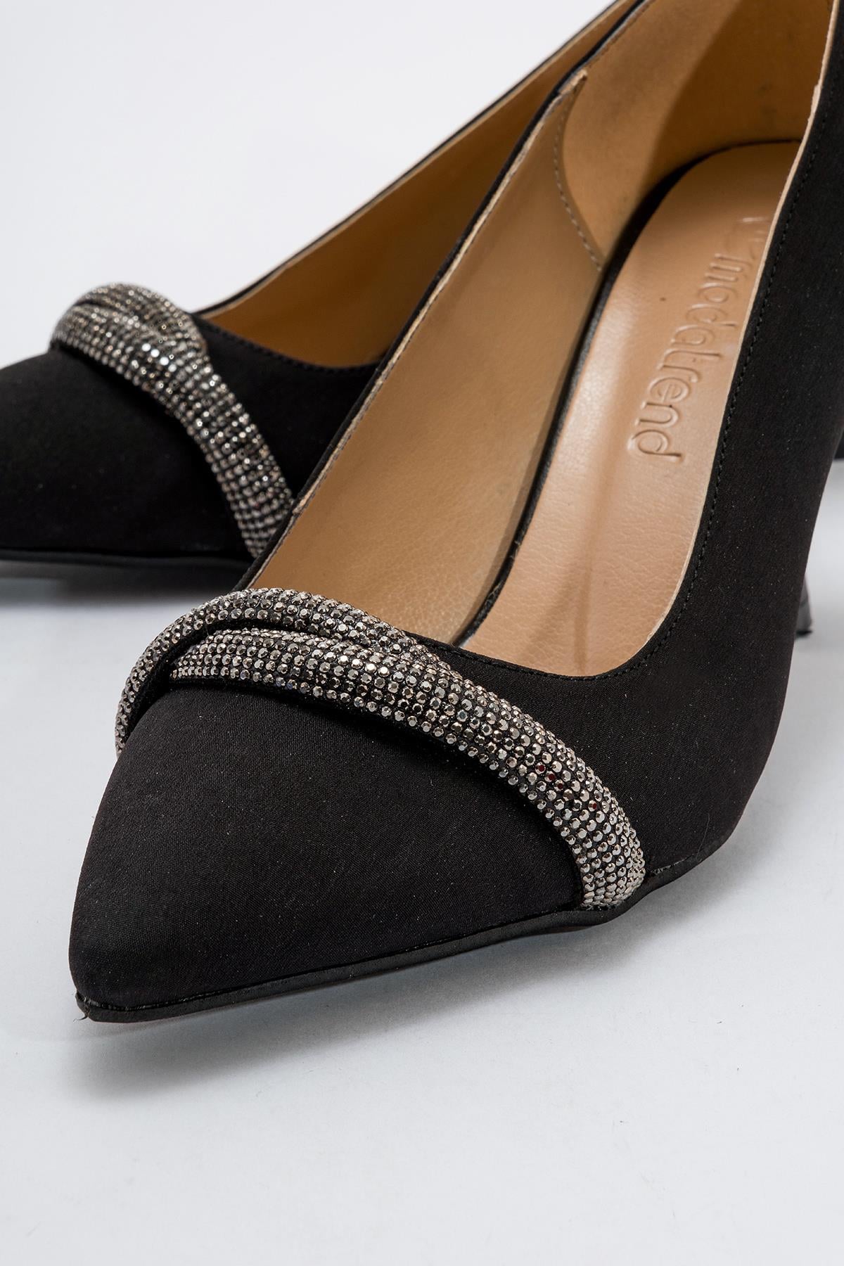 Kadın Sivri Burunlu Stiletto SİYAH ZRA
