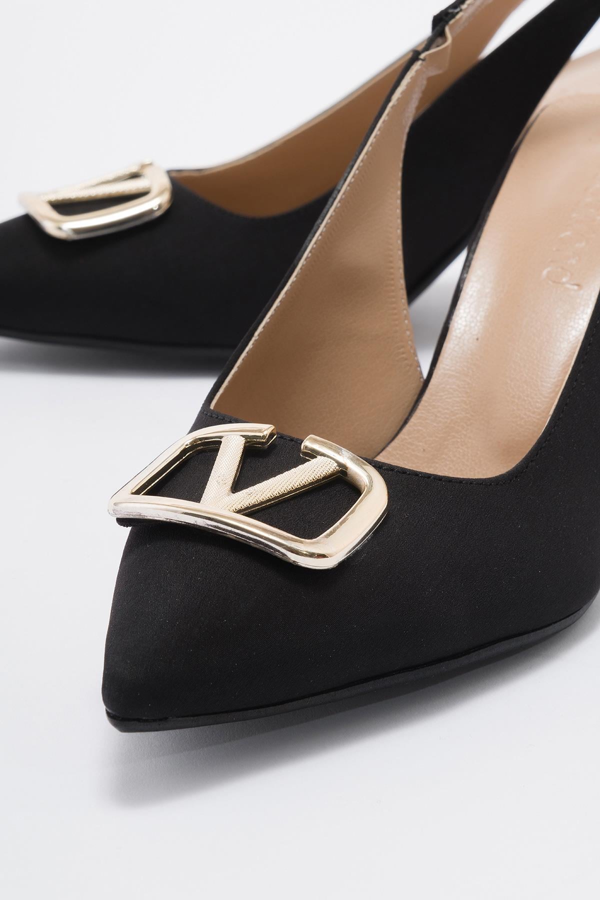 Kadın Sivri Burunlu Stiletto SİYAH ZRA