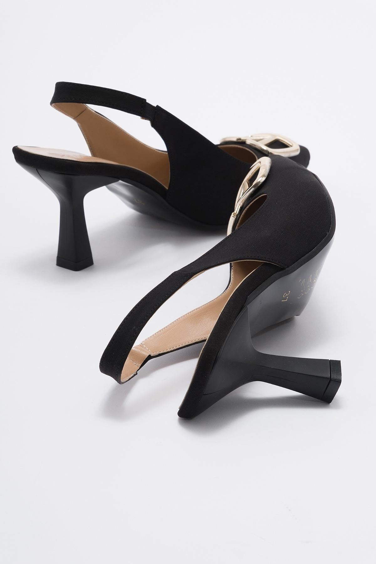 Kadın Sivri Burunlu Stiletto SİYAH ZRA