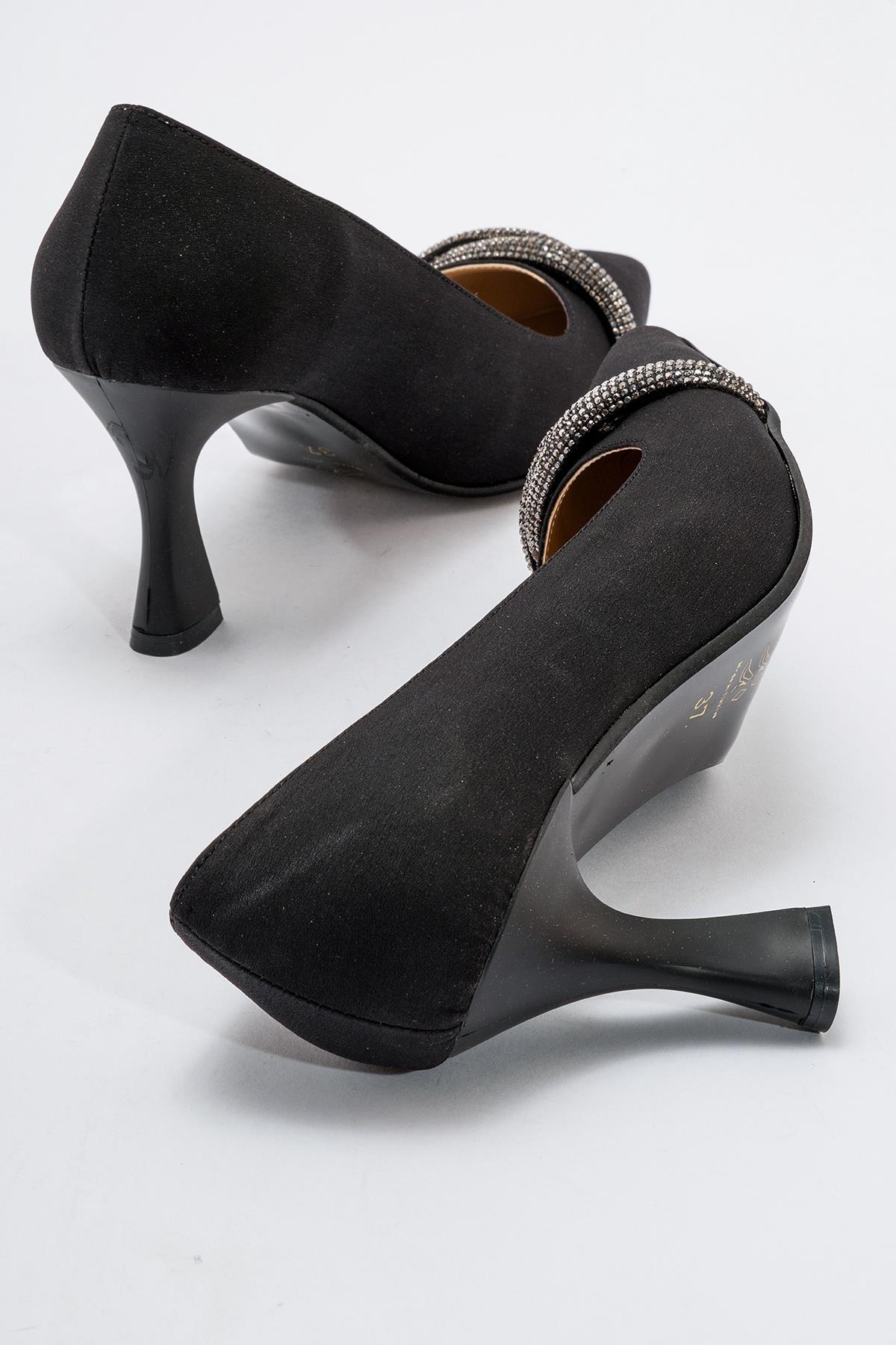 Kadın Sivri Burunlu Stiletto SİYAH ZRA