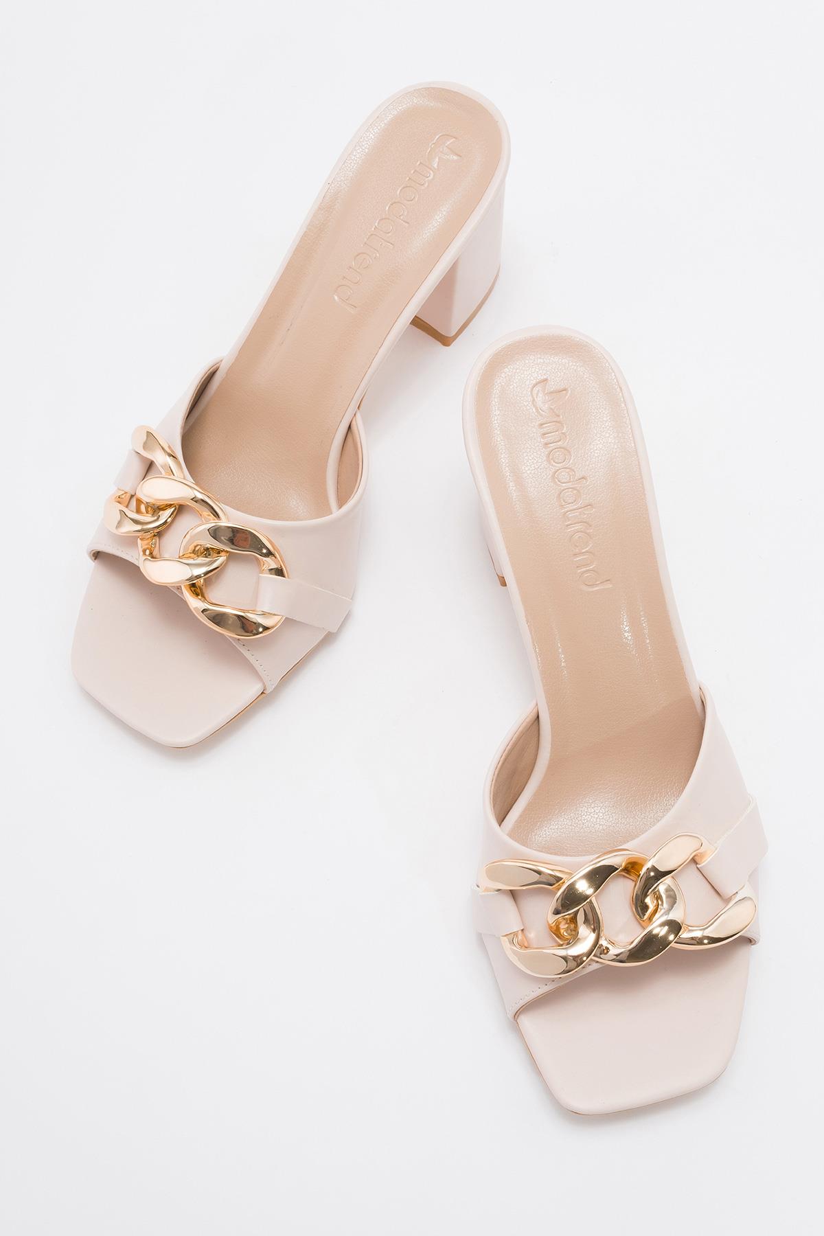 Kadın Sivri Burunlu Stiletto TEN CİLT