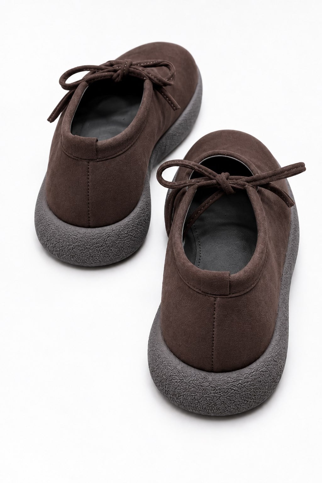 Kadın Tek Bağlı Sade Loafer KAHVE NUBUK