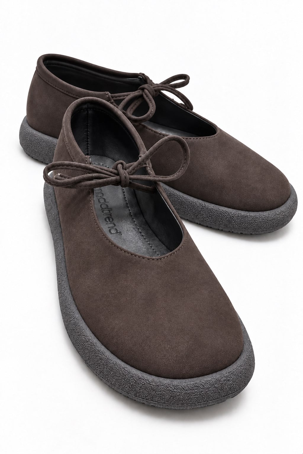 Kadın Tek Bağlı Sade Loafer KAHVE NUBUK
