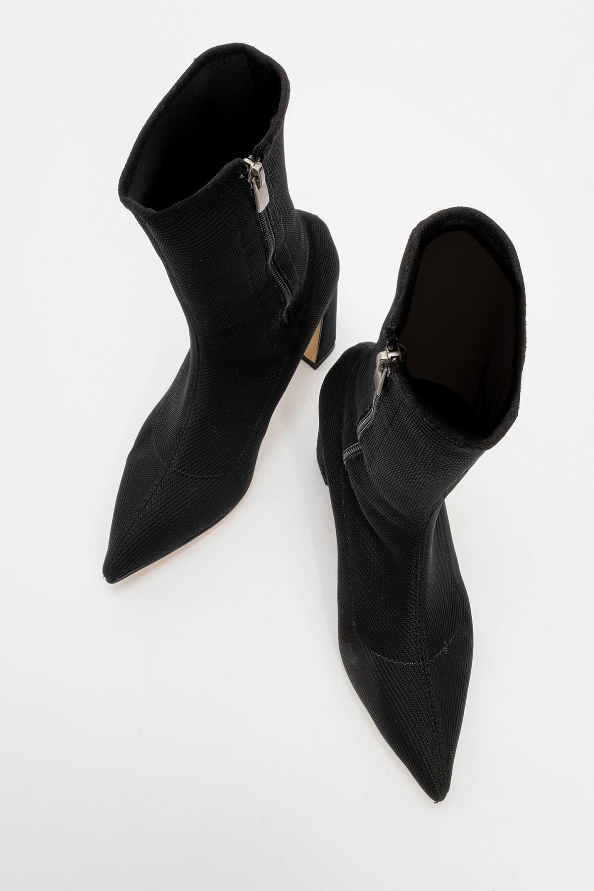 Kadın Topuklu Bot SİYAH