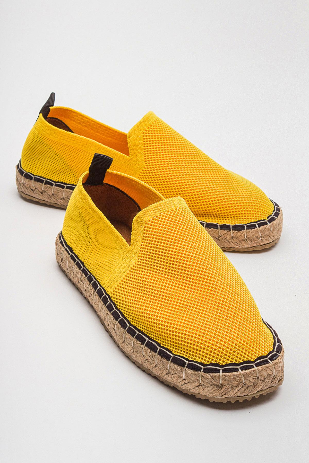 Kadın Zenne Espadril SARI