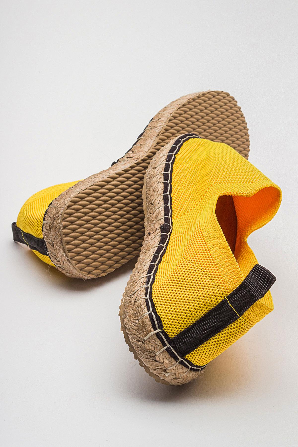 Kadın Zenne Espadril SARI