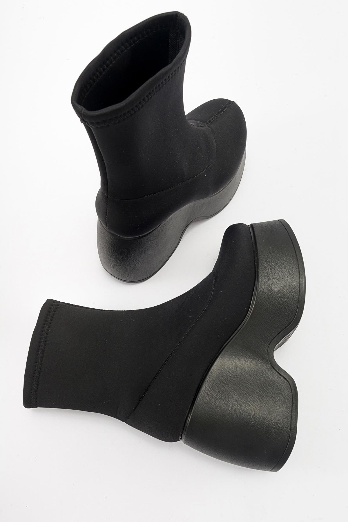 Yüksek Taban Dalgıç Bot SİYAH STREÇ