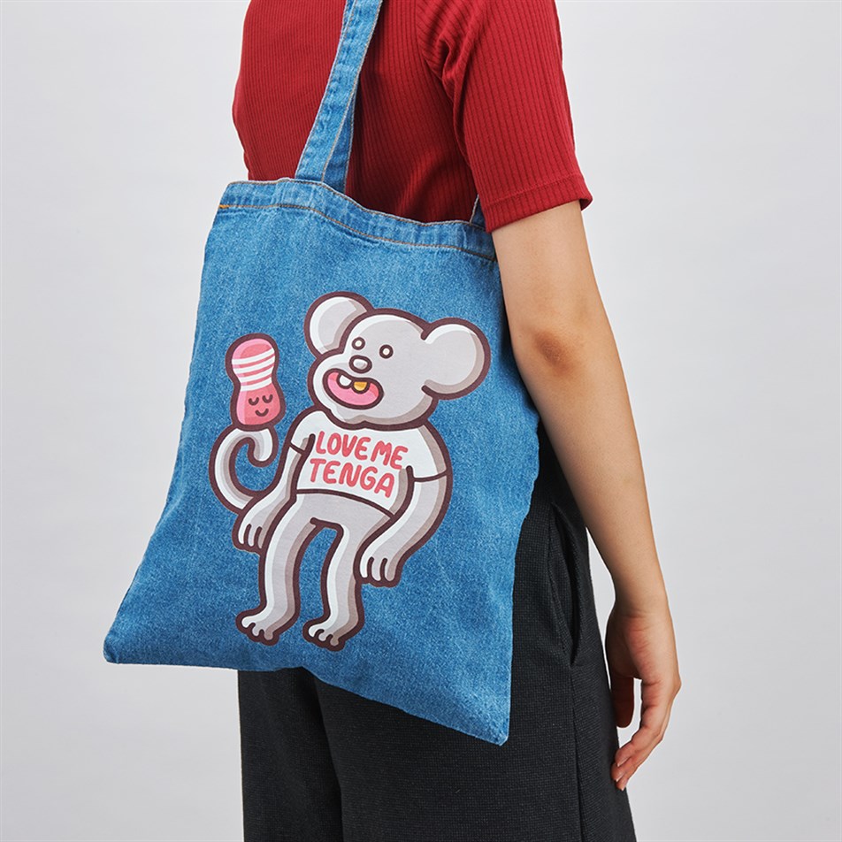TENGA-Çanta Love Me TENGA x Dokumi (Tote Bag)-EC-TTB-10