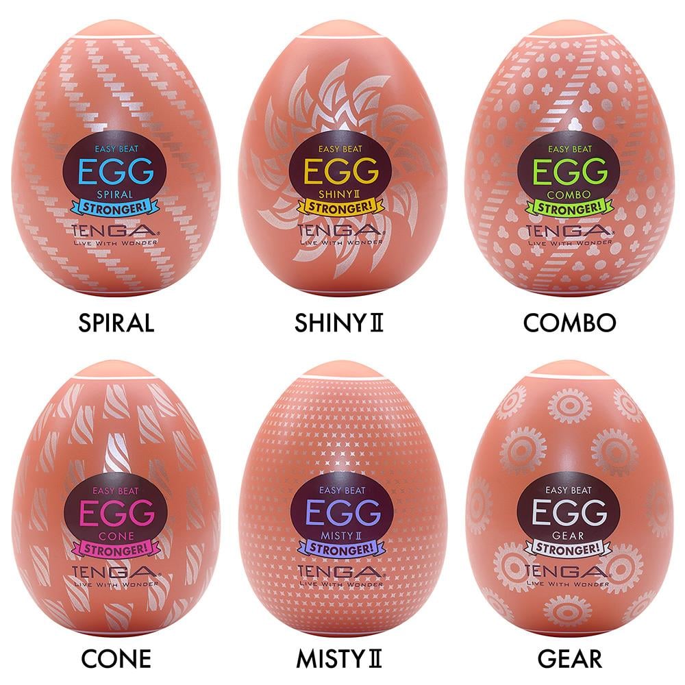 TENGA-EGG HARD GEL 6'lı Set-SET-EGG-VP005