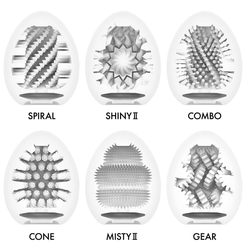 TENGA-EGG HARD GEL 6'lı Set-SET-EGG-VP005