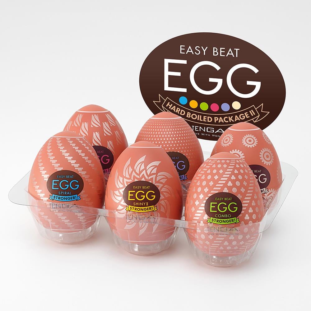 TENGA-EGG HARD GEL 6'lı Set-SET-EGG-VP005