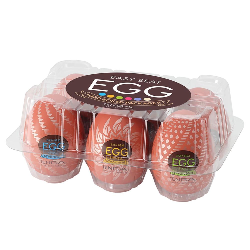 TENGA-EGG HARD GEL 6'lı Set-SET-EGG-VP005