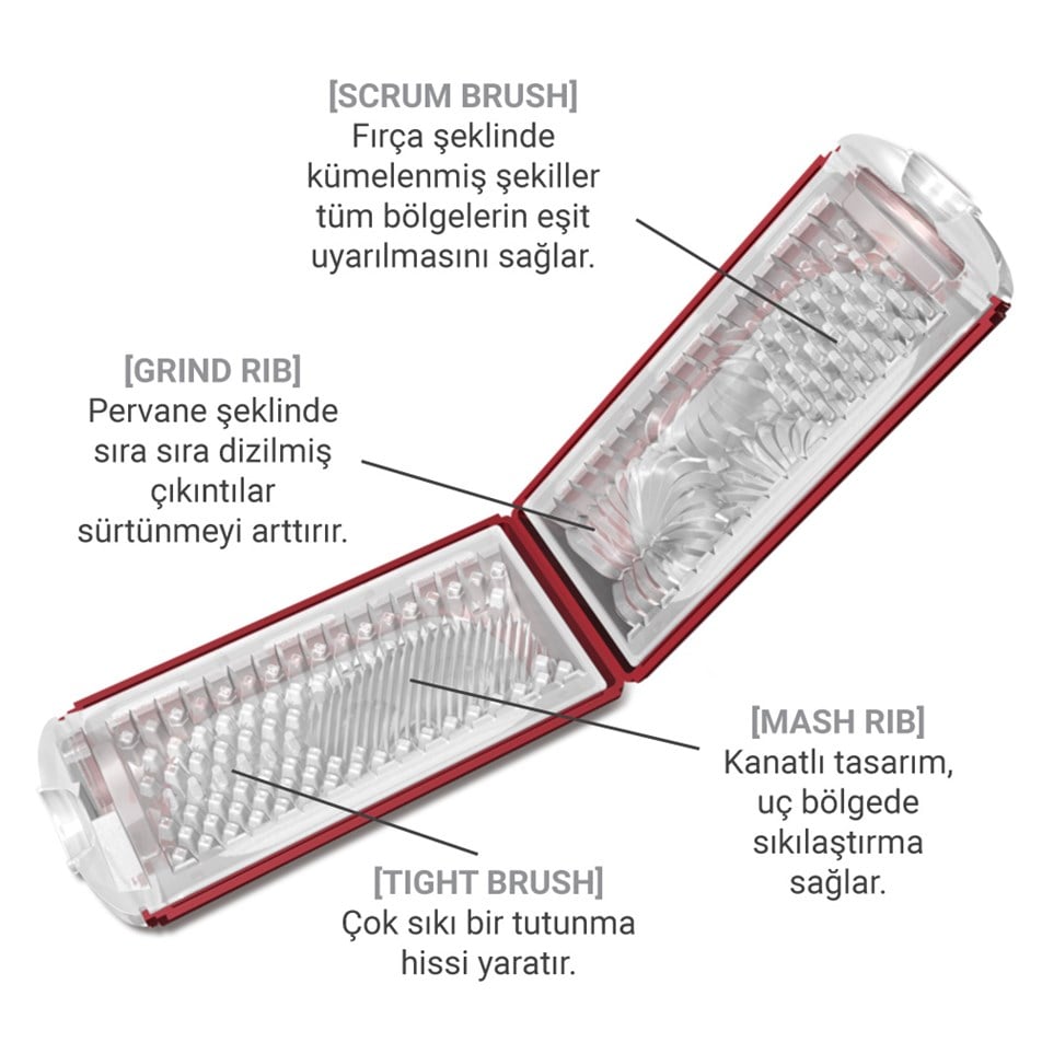 TENGA-FLIP HOLE Red-THF-004