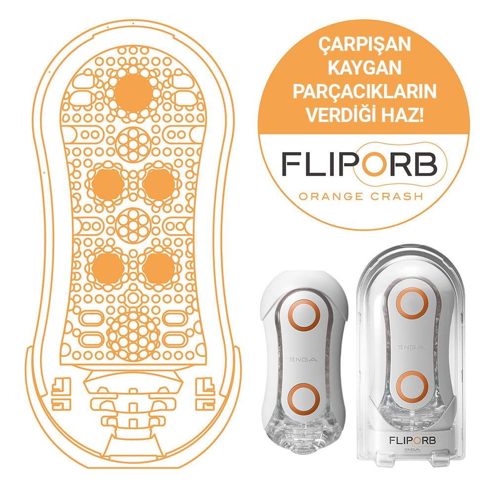 TENGA-FLIP ORB Orange Crush-TFO-002